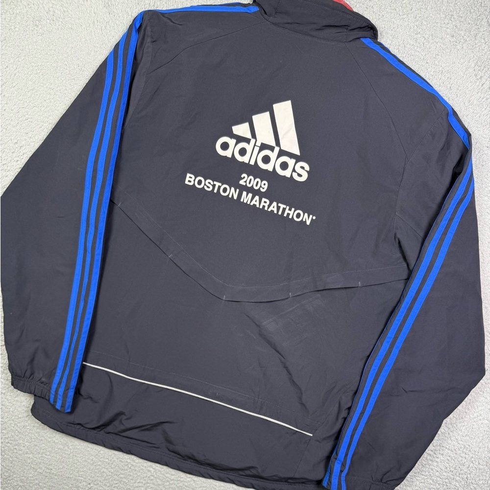 Vintage Adidas 2009 Boston‎ marathon windbreaker jacket